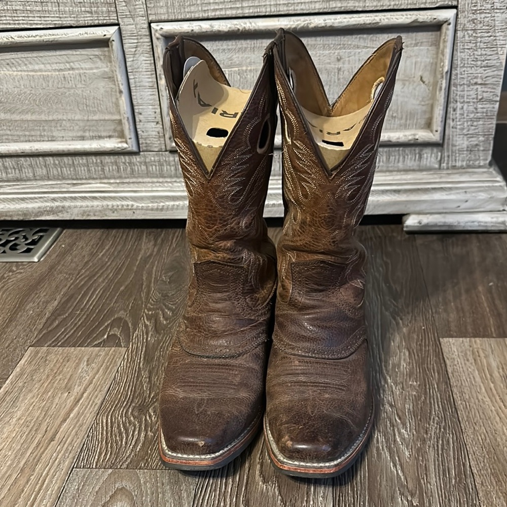 Brown Leather Cowboy Boots